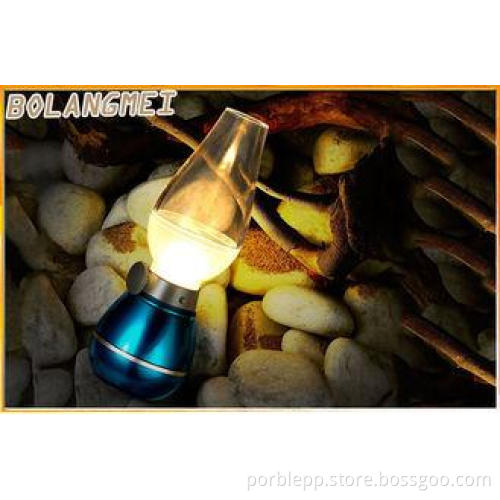 Stylis Retro Battery Operated LED Desk Lamp With USB Port F